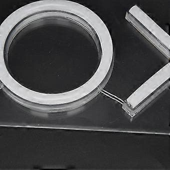LED Neon Skylt Väggmontering Neonlampa USB-driven för Hem Sovrum Väggdekoration Grön Röd Blå Rosa