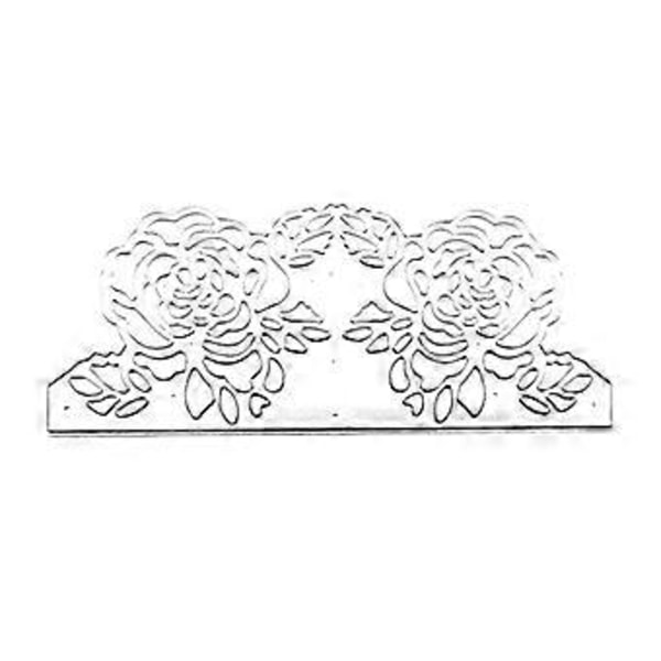 Roseblomst Metal Skæreforme Stenciler til DIY Scrapbooking Dekoration Prægning