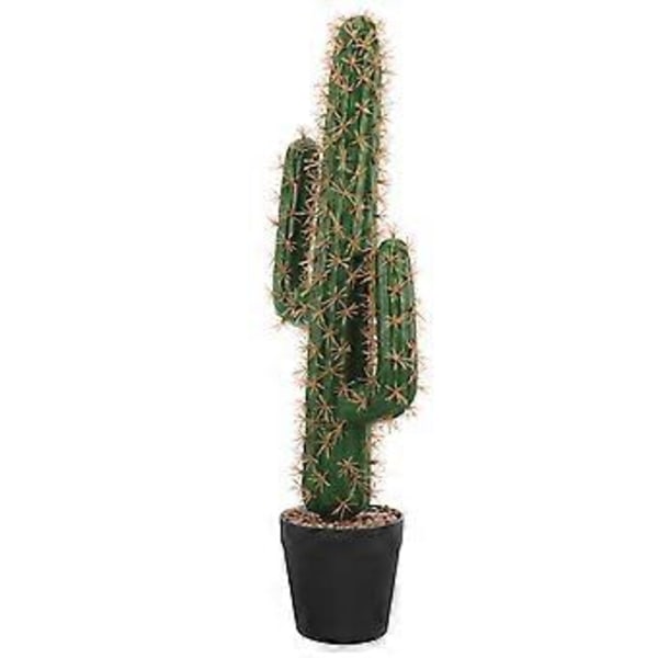 Konstgjord Saguaro Kaktus Faux Växter Simuleringskaktus i Kruka Falsk Växt Bonsai
