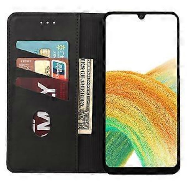 Mobilfodral för Samsung Galaxy A55 5G i PU-läder, stötsäkert, plånboksdesign (Stil B)