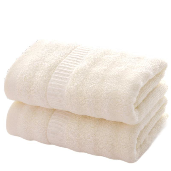 5-delad uppsättning av 34 * 75 cm vattenvåg satin stall bambufiberhandduk