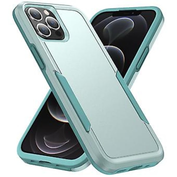 PC + TPU Stötskyddande Skal för iPhone 13 Pro (Grön)