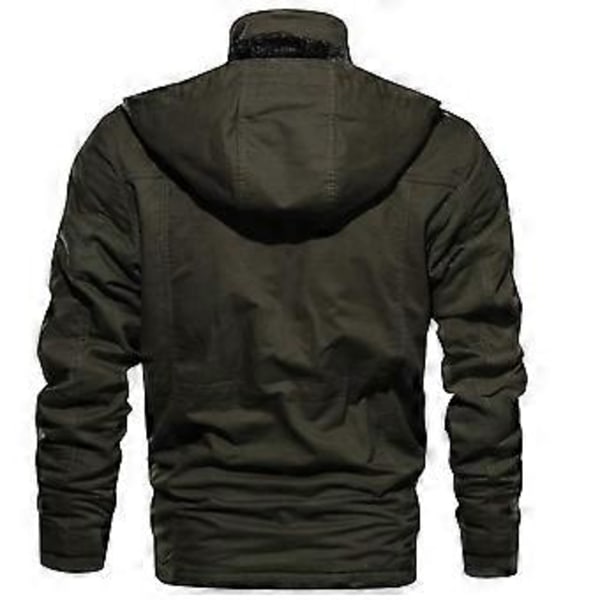 Högkvalitativ Militär Taktisk Herrjacka, Andningsbar Lättviktsjacka, Trenchcoat (4XL khaki)