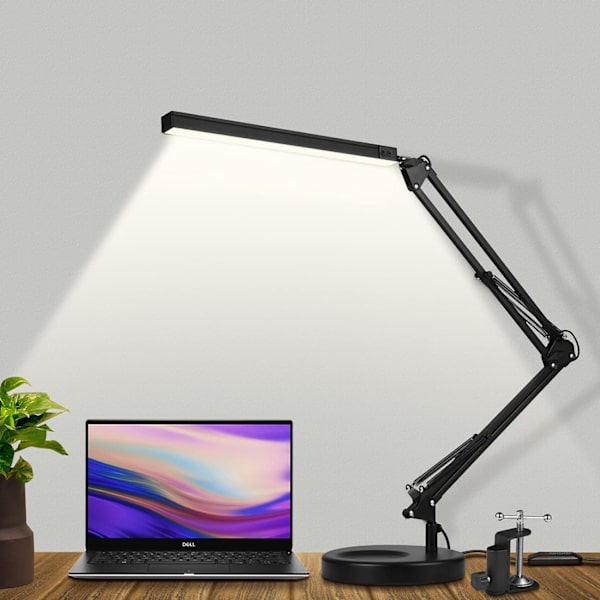 LED-pöytävalaisin pyöreällä jalustalla, keinuvalaisin pidikkeellä, USB-lataus