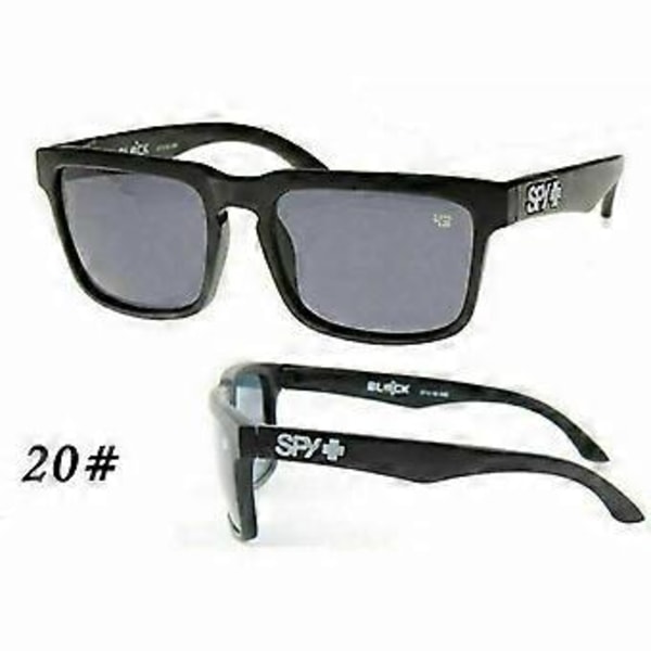 Uudet Spy1 22-väriset Ken Block Classic pyöräilyurheilu retro aurinkolasit Uv400 silmälasit (nro 20)