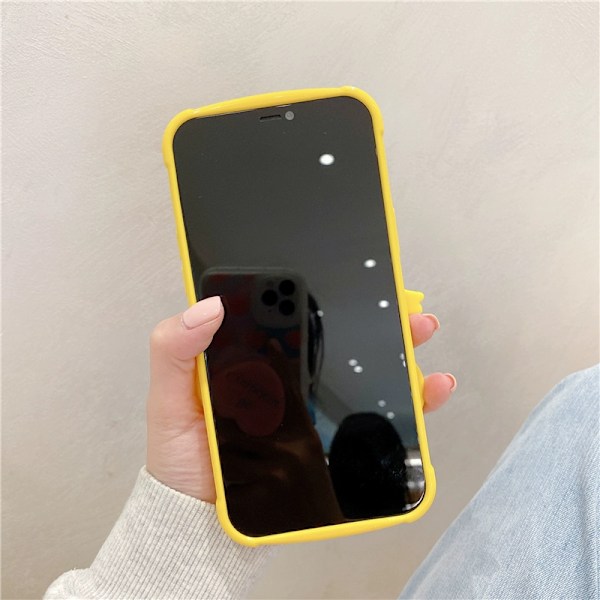 3D-piirretty pelikuori yhteensopiva iPhone 12 / 12pron kanssa, Luova Li