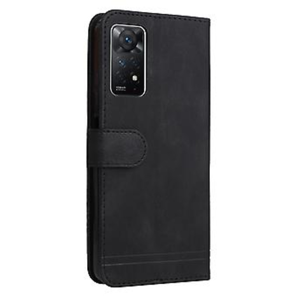 Læderetui til Xiaomi Redmi Note 11 Pro 4G (Sort)