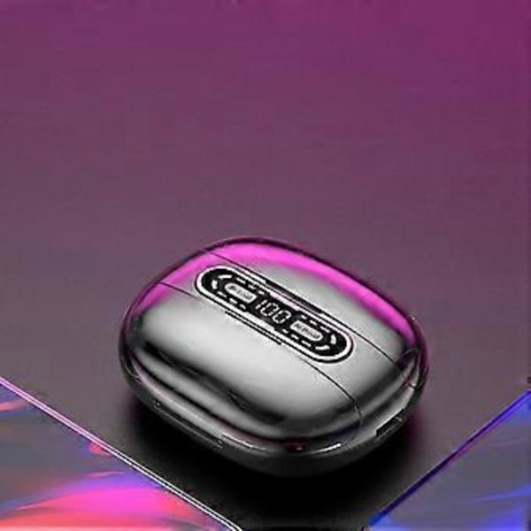 Bluetooth-kuulokemikrofoni, parimalli, neljä osaa, kaksi paria, kosketusnäyttö, langattomat, urheiluun, vedenpitävät (oranssi)