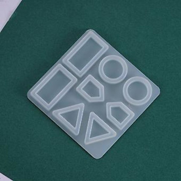 Krystal Epoxy Resin Form Øreringe Vedhæng Støbning Silikoneform Håndlavede DIY Håndværk Smykkefremstillingsværktøjer