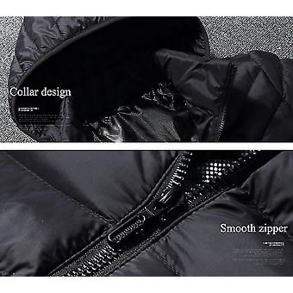 Lämmitetty takki, talvi ulkoilma lämmin sähköinen lämmitystakki, 8 lämmitysaluetta (2XL Punainen)