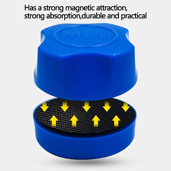 3 st Mini Magnetisk Akvarieborste, Magnetisk Algskrapa för Fisk