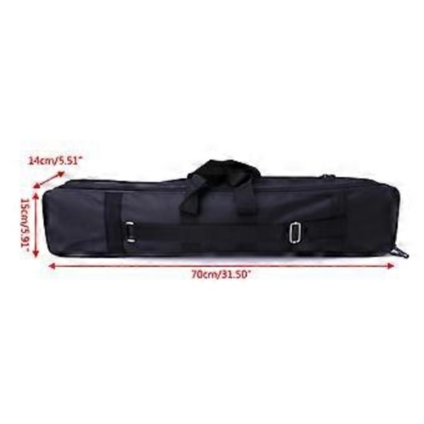 Fiskeväska Bärbar Vikbar Spöhållare Canvas Förvaringsväska Tackle Kit Ny