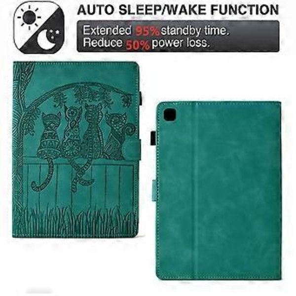 Uurrellinen Nahkakuori iPad 10. sukupolvelle 10.9 2022 (Vaaleansininen)