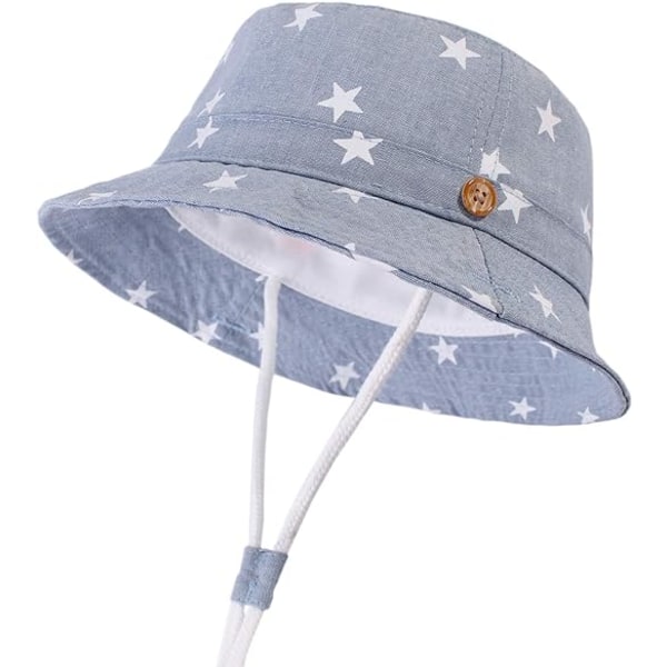 Baby Girls Child 54CM Solhatt Unisex Fällbar UV-skydd Sunsc