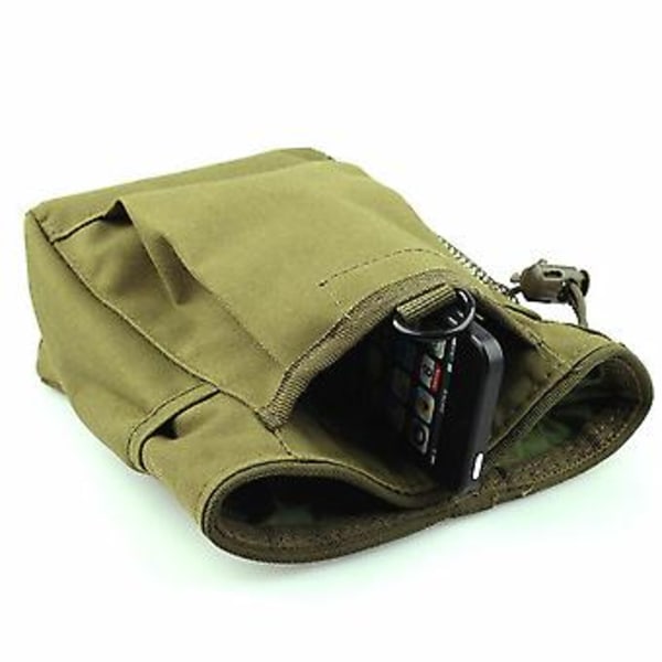 Taktisk Molle Utility Drop Dump Ficka Militär Jakt Vapen Ammunition Väska Kraftig (Armégrön)