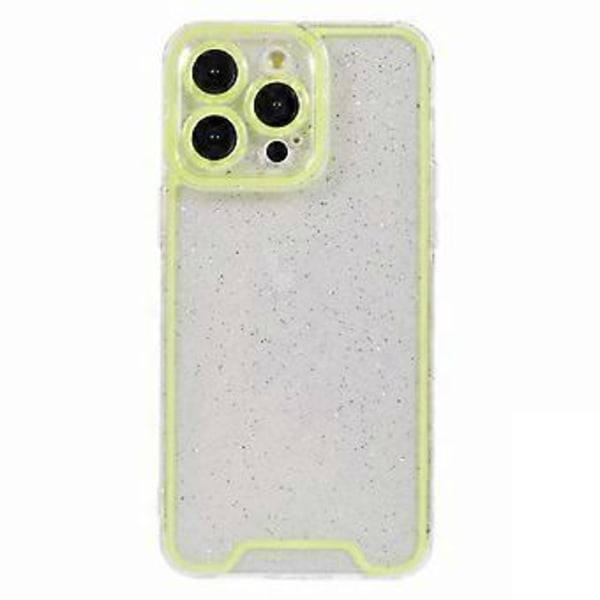 XW-serie for iPhone 14 Pro Max etui med glitterpulver, støtsikker TPU-deksel med lysende design (Stil G)