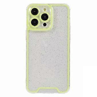 XW-serien til iPhone 14 Pro Max-deksel med glitterpulver, støtsikkert TPU-telefondeksel med lysende design (stil G)
