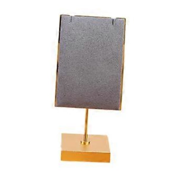 Halsbandshållare Smyckeshållare Dekoration Kvinnor Kreativ Halsbandshängare Smyckesdisplay för Skyltfönster Butik Hem Sovrum Toalettbord (Grå 13cmx6cm)