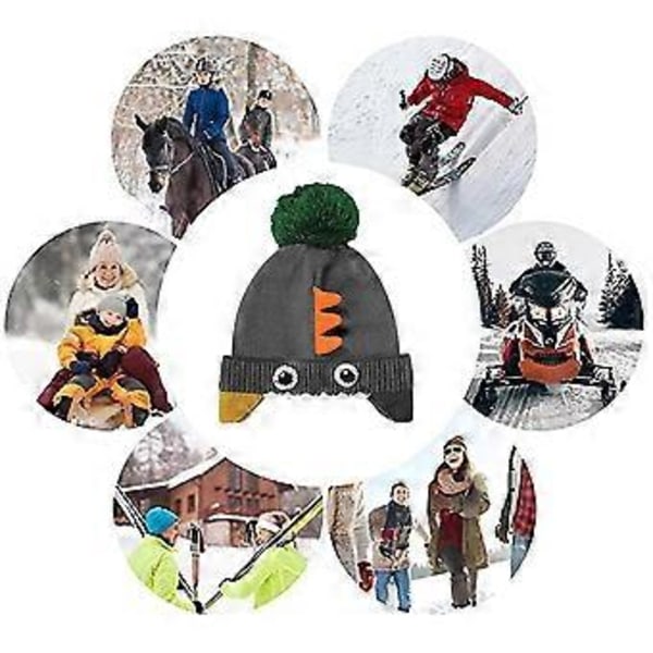Barnmössa, vintervarm pojkar flickor mössa fleece stil 5 M