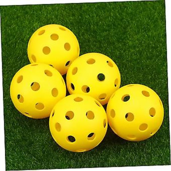 12 stk. Golfbolde Indendørs Golf Baseball Træningsbolde Plastik Golfbolde Sportsbolde Driving Range Bold Letvægtsbolde Golftræningsbolde Træning