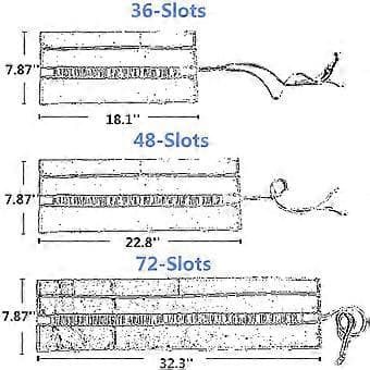 36/48/72 Slots Farvet Blyant Wrap Blyanter