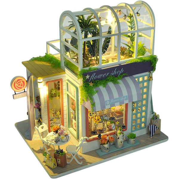 Miniatyrdockhusmöbler, Trädockhus DIY Kit Plus och