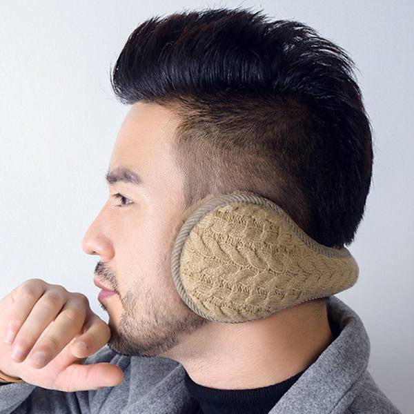 1PCS Unisex Öronmuffar Plysch Varma Öronmuffar Vinter Öronmuffar för Män