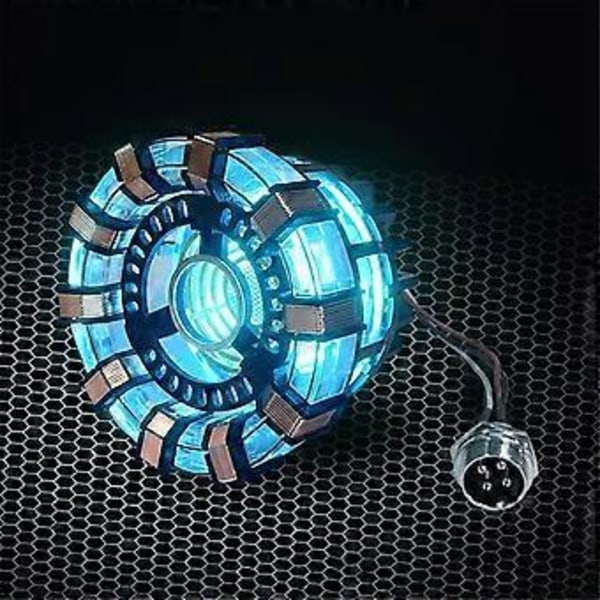 Arc Reactor Lampe, Superhelt Lampe, Flerfarget Søt Borddekorasjon, Tony Iron Har Et Hjerte, Irons Man