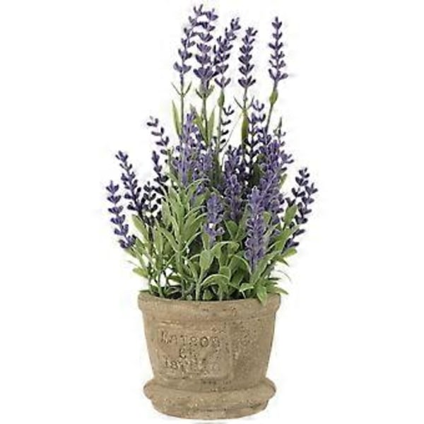 Keinotekoinen laventeli Tekolaventeli ruukussa Keinotekoinen koristeellinen ruukkukukka Bonsai