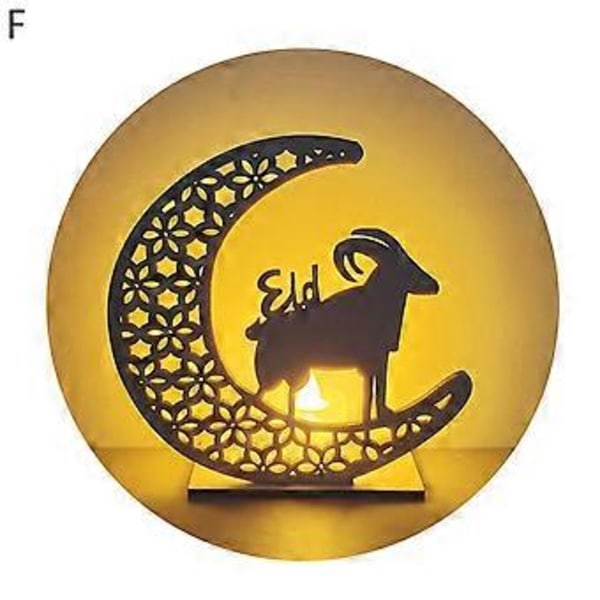 Lampa Ornament Fint Hantverk Sprickresistent Trä Fe Månfestival Ljus Hushållsartiklar Qinhai(F )