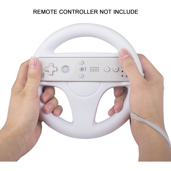 2 * Steering Wheel for Wii, Racing Steering Wheel Joystick Wii Wh