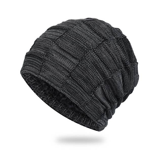 Dame Vinter Slouch Beanie Uldhue Med Varm Fleecefor