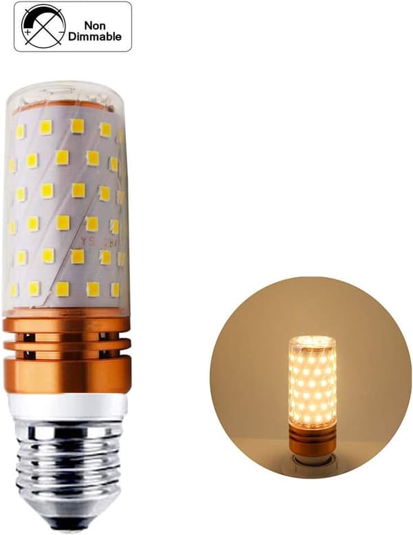 E27 LED 16W Varmhvit Lys 3000K LED Lampe Maispærer 150W Incan