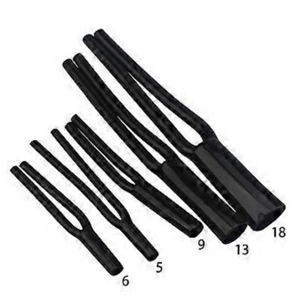 5 kpl Kaiutin Audio Kaapelit Johdot HiFi Kaapelit Housut Ei Kutistuva PVC Y-Jakaja Putki (5MM Musta)