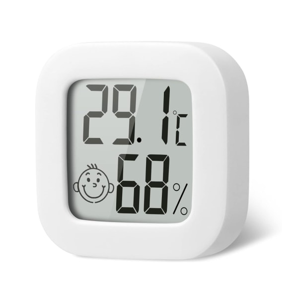 Termometer Hygrometer Inomhus, Liten Termometer Hygrometer Digital med Hög Noggrannhet, Monitor för