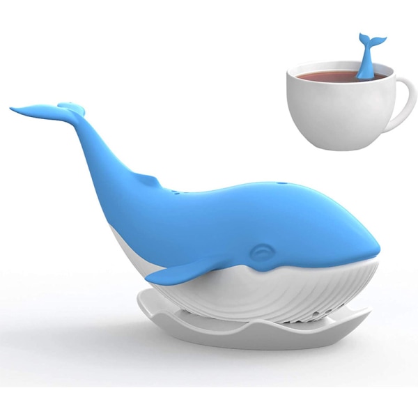 Infuser te-infuser Blue Whale tesil diffuserfilter laget