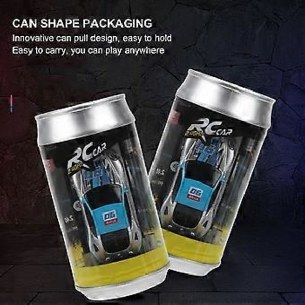 Mini RC-auto tölkkikotelolla, tehoinduktiolla, nelisuuntaisella kaukosäätimellä, APP-kaksoistilalla, lasten lelumalli (hopea)