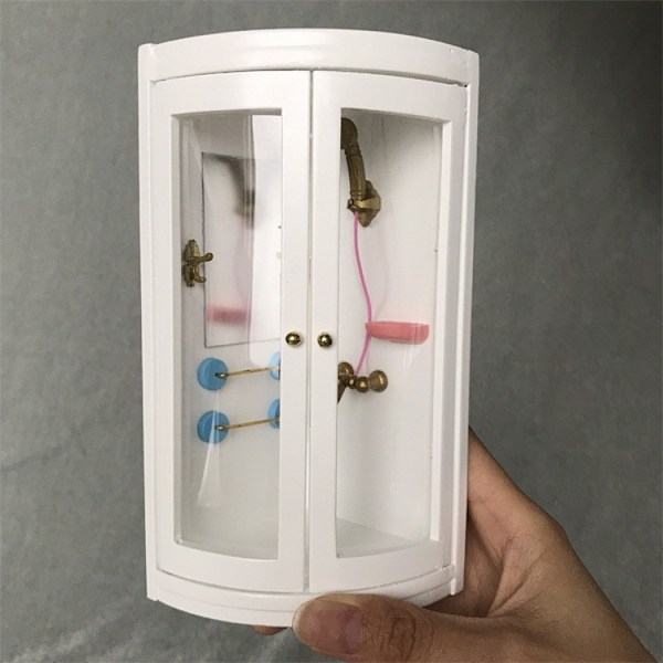 Dukkshus Duschrum, 1:12 Dukkshus Miniatyr Möbel Simulati