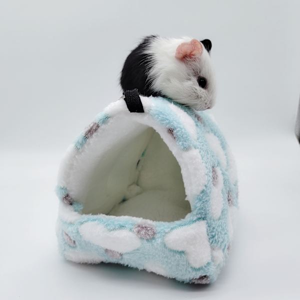Sängkläder Plysch Mus Liten Hamster Hus Hängmatta Leksak Koja Guinea Pi