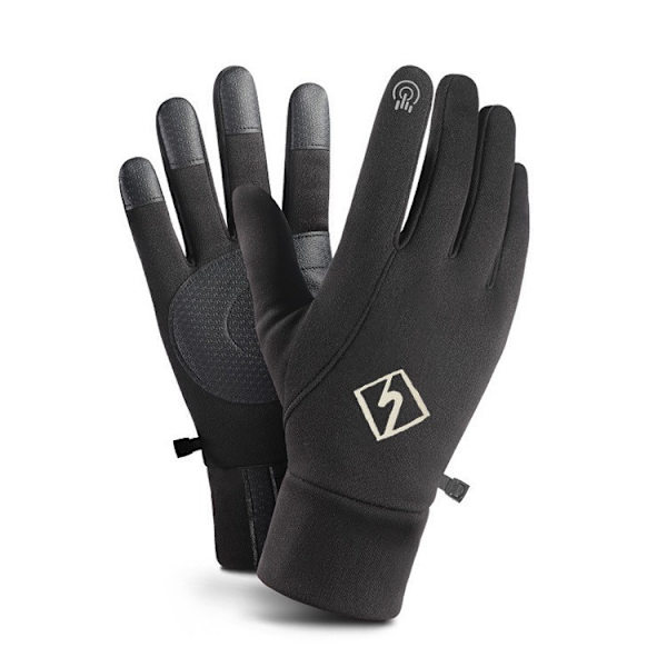 (M) Löparhandskar Cykelhandskar Vinter Varma Handskar Sport Touch