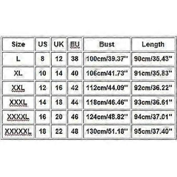 Klänning Baddräkt Fjärilstryck Linne för Kvinnor Plus Size (5XL Lila)