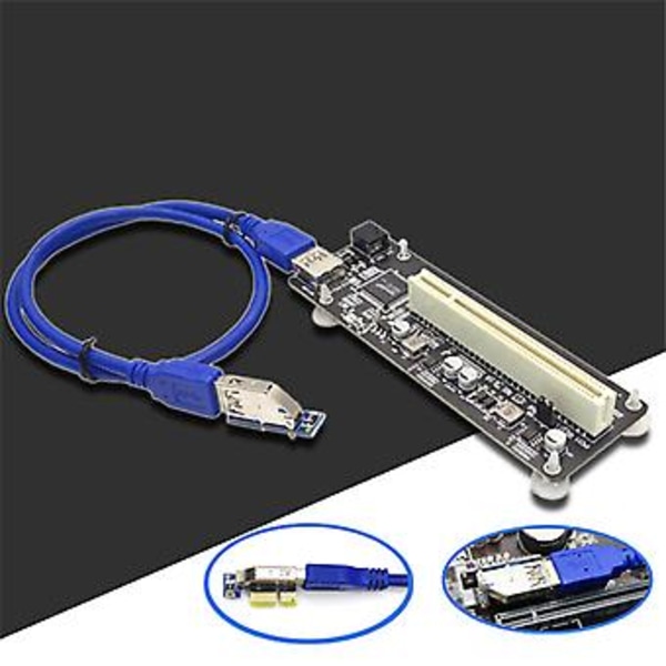 PCIe til PCI Adapterkort PCI-E til PCI Konverter PCI-e Extenderkort PCI-E1.0