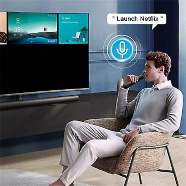 Erstatnings-Magic Remote AKB76039901 MR22GA/MR22GN for Smart TV 2022, med peker- og stemmefunksjon