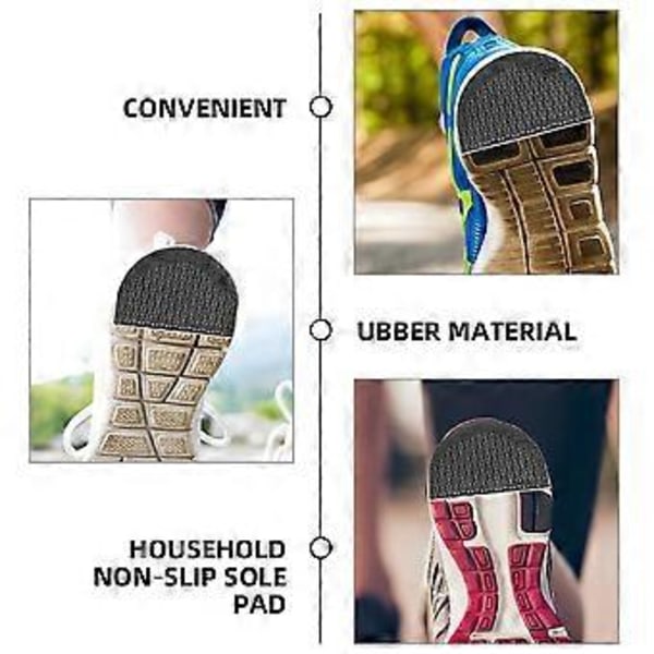 2 par sklisikre skoputer skosålebeskytter sneakersålebeskytter sklisikker skopute