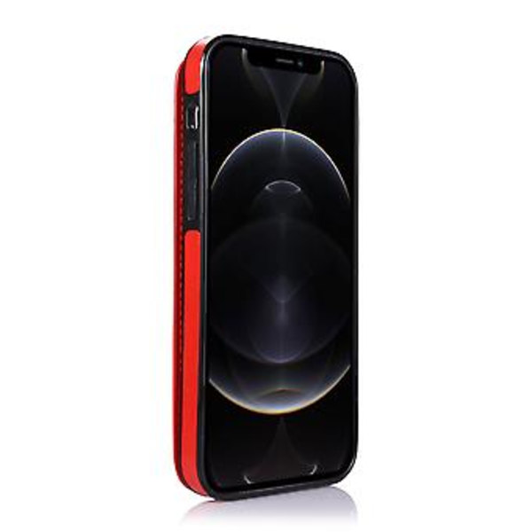 Stöttåligt PU + TPU-fodral (Rött)