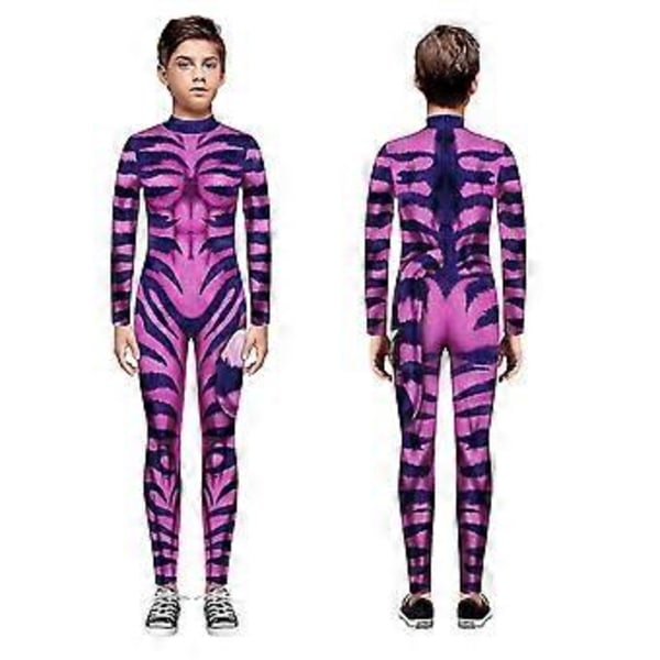 Uusi Halloween-luurankoasu lapsille ja aikuisille, mukava haalari (M Pink)