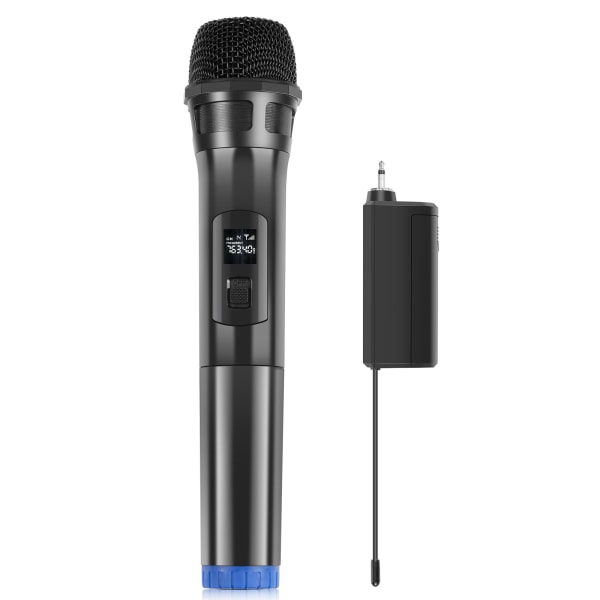 Puluz UHF dynamic wireless microphone with LED display (black)