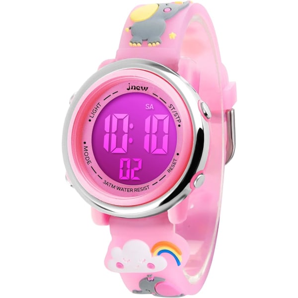 Kids Watches Digital Girl Watches ages 5-12 Sport Waterproof 3D C