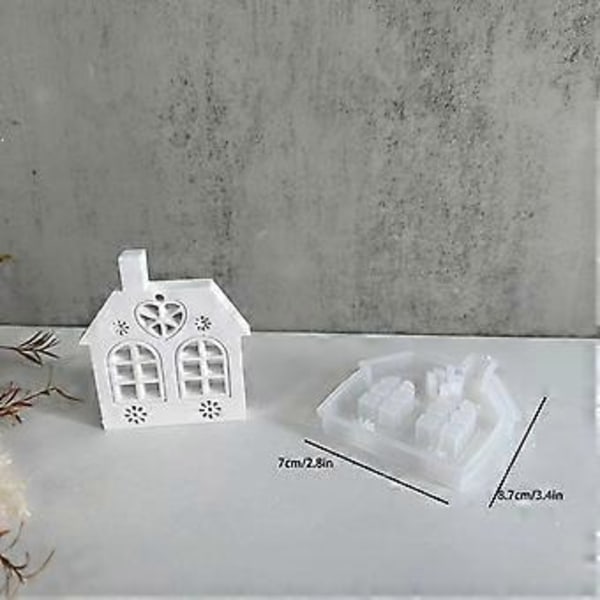Jule Epoxy Resin Forme Håndlavede Ornamentforme Resin Støbeform DIY Vedhængsforme til Håndlavede Håndværk