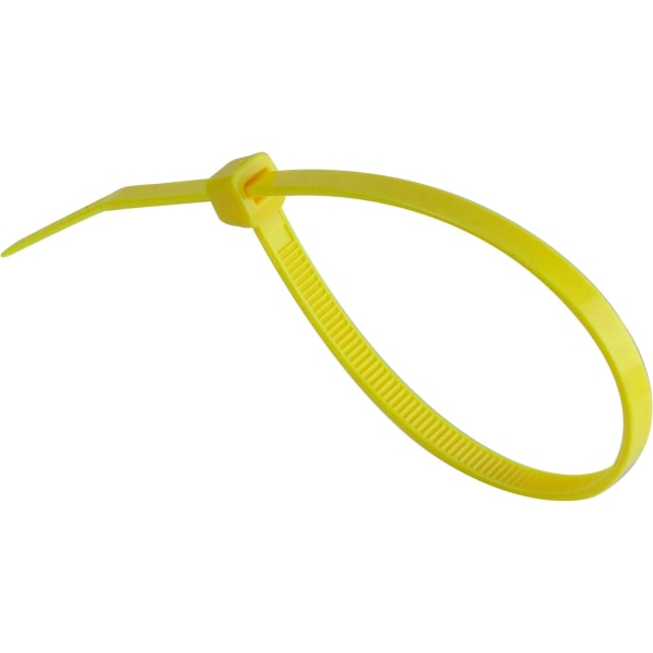 Kabelbindare - Gul - 100 stycken - 200mm x 2.5mm - UV-resistent